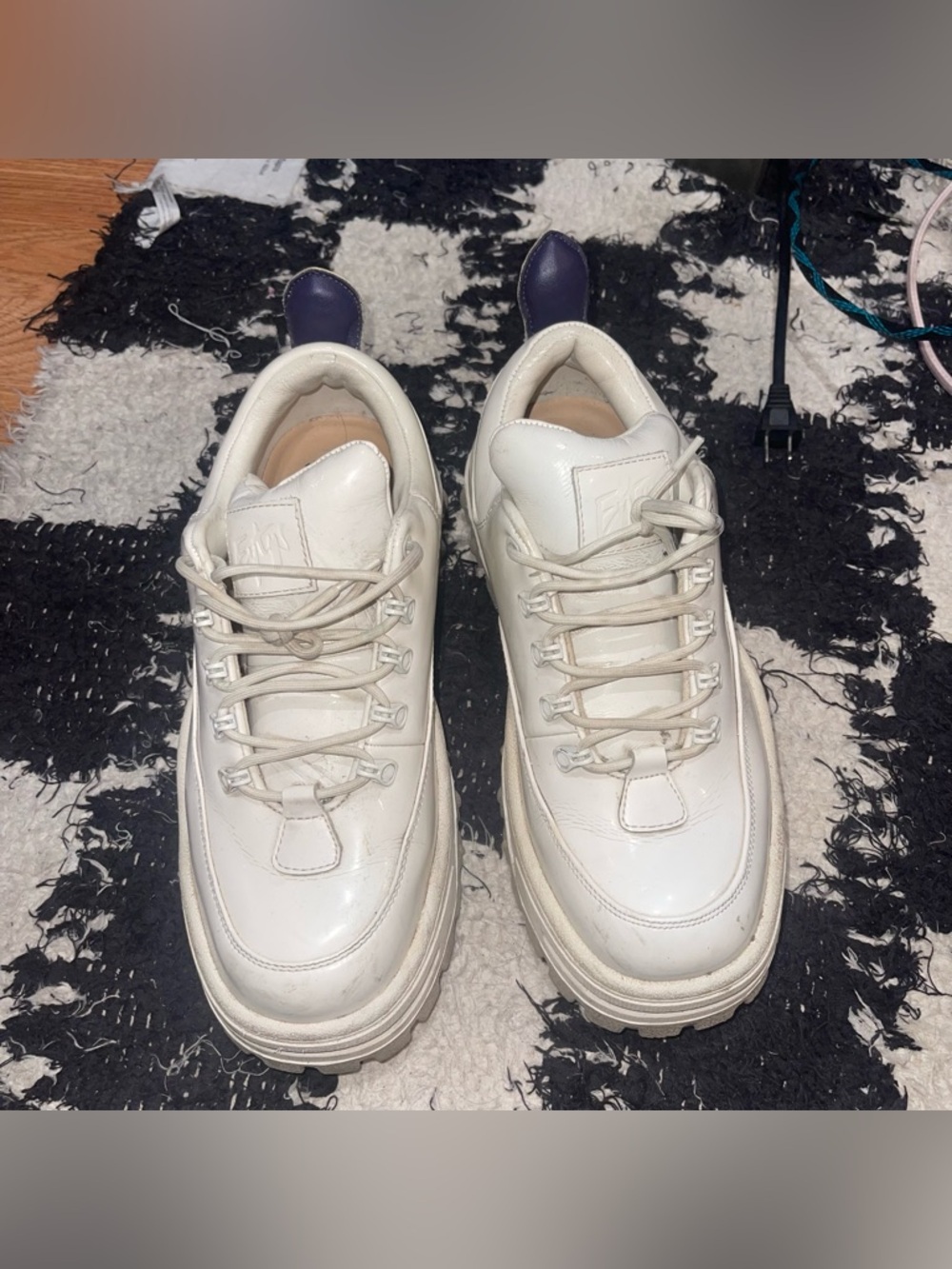 EYTYS Angel Patent Leather Chunky Sneaker Good Used Condition US MENS SZ 10.5